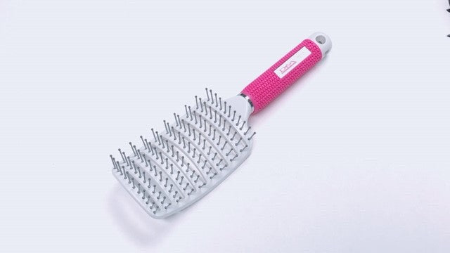 DIVA HAIR BUSH #MV10PINK: Curve Vent Large Styling Brush MV10PINK, Pink, Made in Korea.