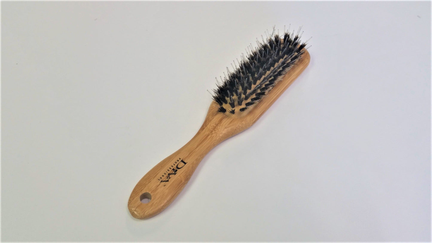 Bamboo Narrow Cushion Brush w/Porcupin BM105PC