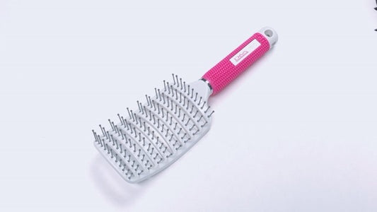 DIVA HAIR BUSH #MV10PINK: Curve Vent Large Styling Brush MV10PINK, Pink, Made in Korea.
