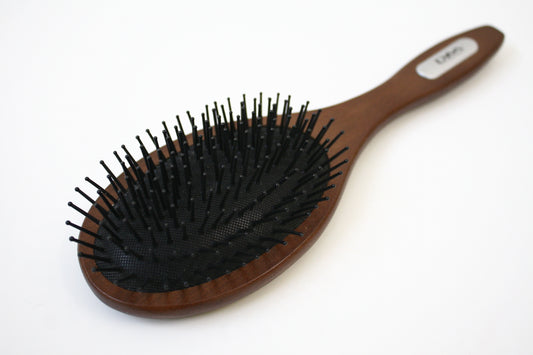 Oval Cushion Wood Brush: Large CW004N